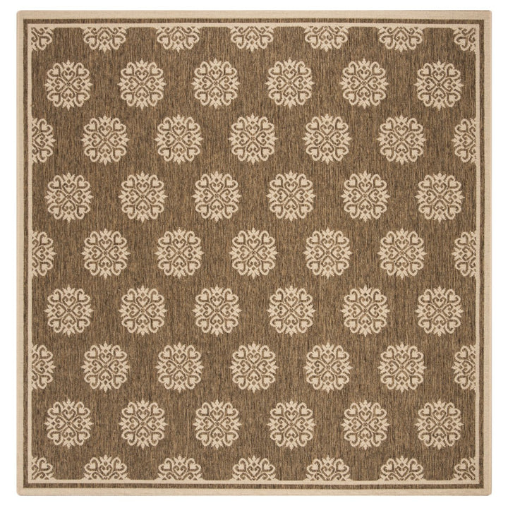 SAFAVIEH Indoor Outdoor BHS181B Beach House Beige / Cream Rug Image 1