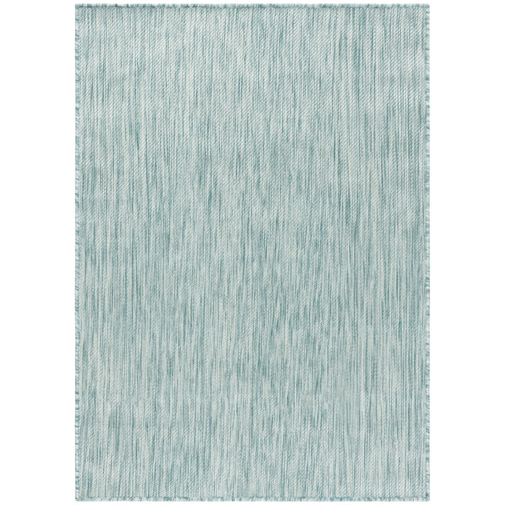 SAFAVIEH Outdoor BHS218J Beach House Collection Aqua Rug Image 2