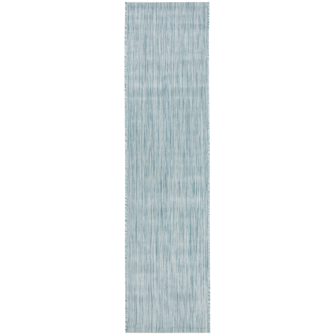 SAFAVIEH Outdoor BHS218J Beach House Collection Aqua Rug Image 3