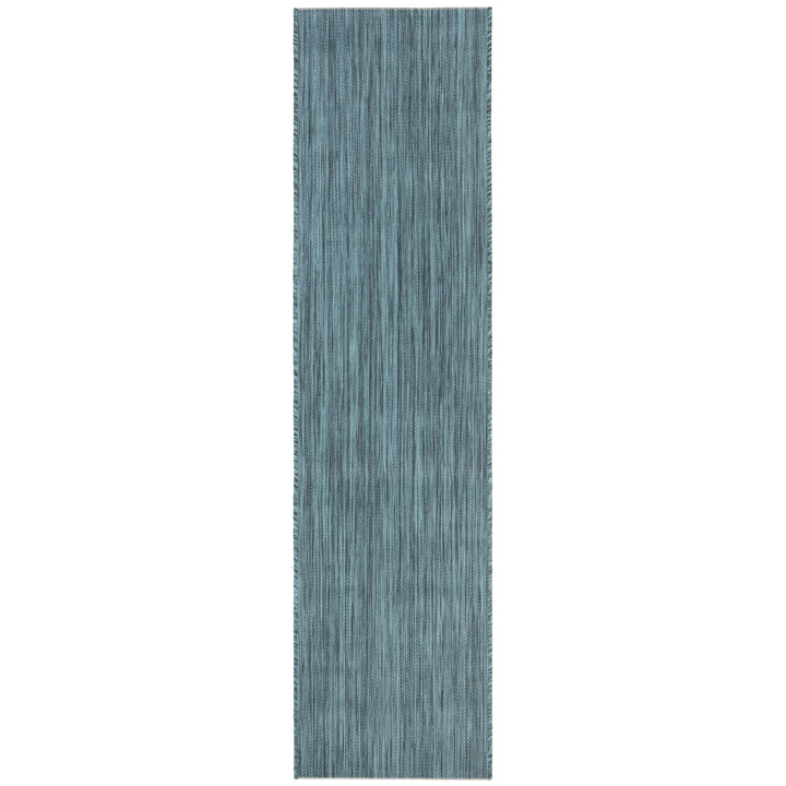 SAFAVIEH Outdoor BHS218K Beach House Collection Turquoise Rug Image 3