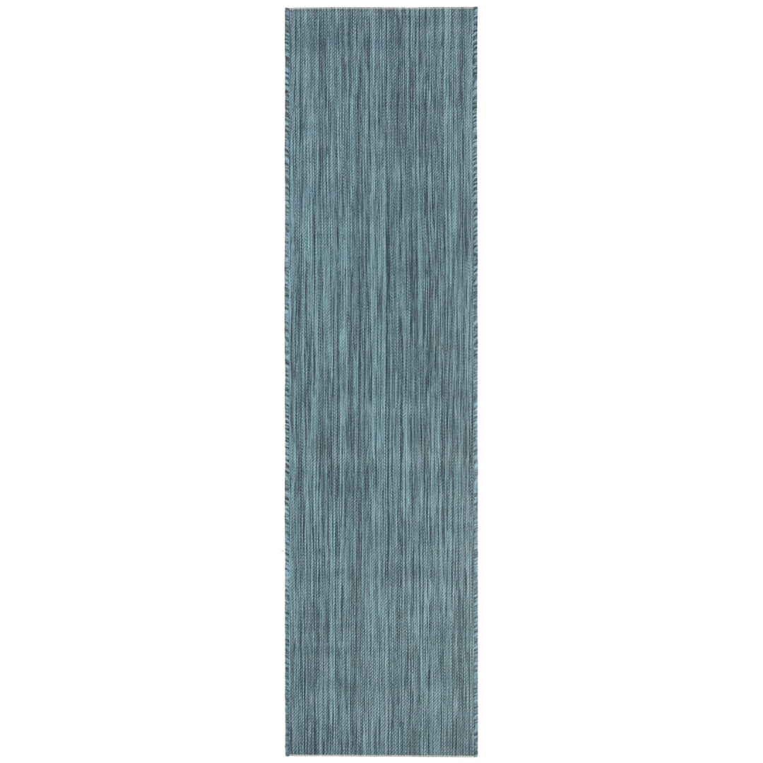 SAFAVIEH Outdoor BHS218K Beach House Collection Turquoise Rug Image 4