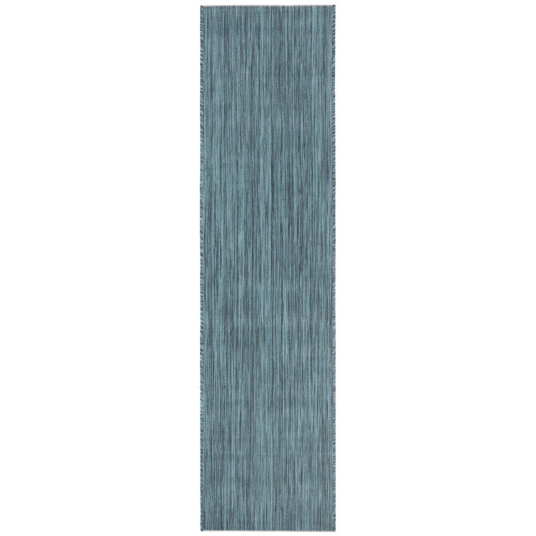 SAFAVIEH Outdoor BHS218K Beach House Collection Turquoise Rug Image 1