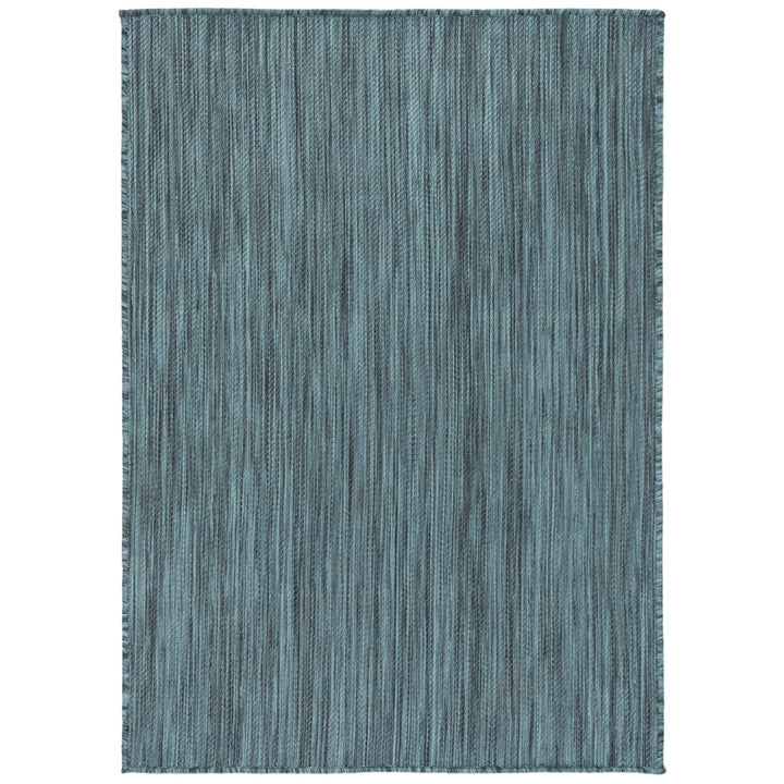 SAFAVIEH Outdoor BHS218K Beach House Collection Turquoise Rug Image 1