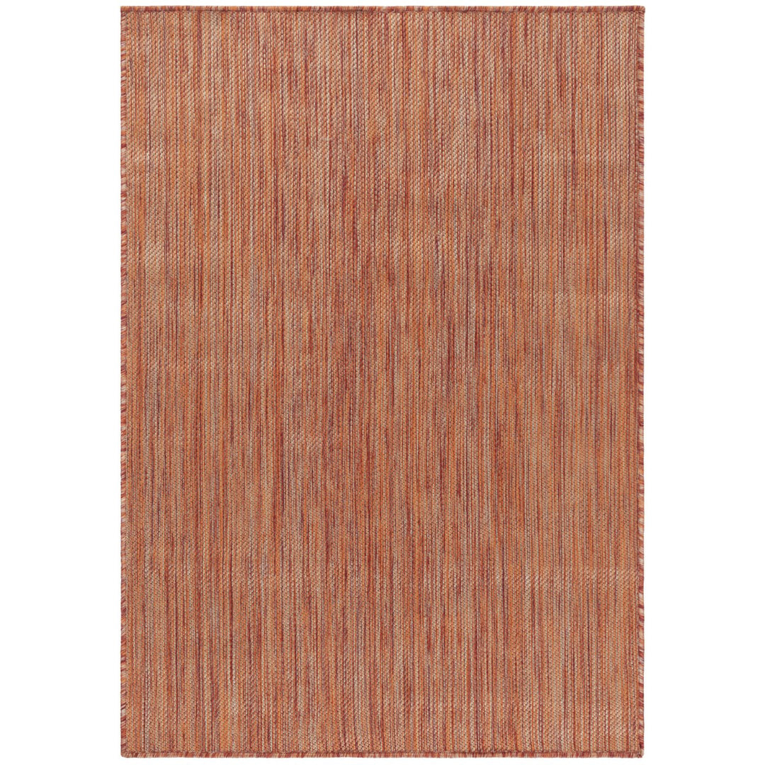 SAFAVIEH Outdoor BHS218P Beach House Collection Rust Rug Image 1