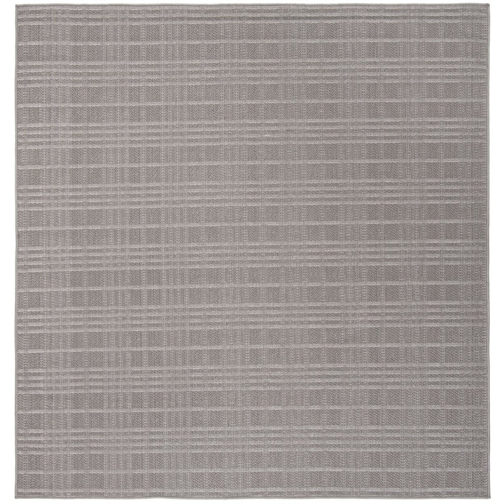 SAFAVIEH Indoor Outdoor BMU802F Bermuda Collection Grey Rug Image 1