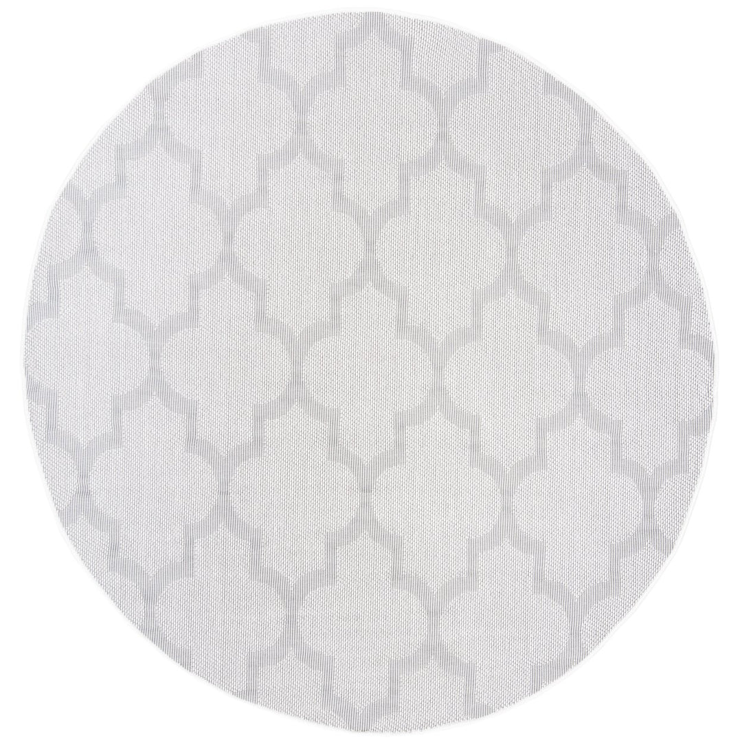 SAFAVIEH Indoor Outdoor BMU804A Bermuda Ivory / Light Grey Rug Image 1