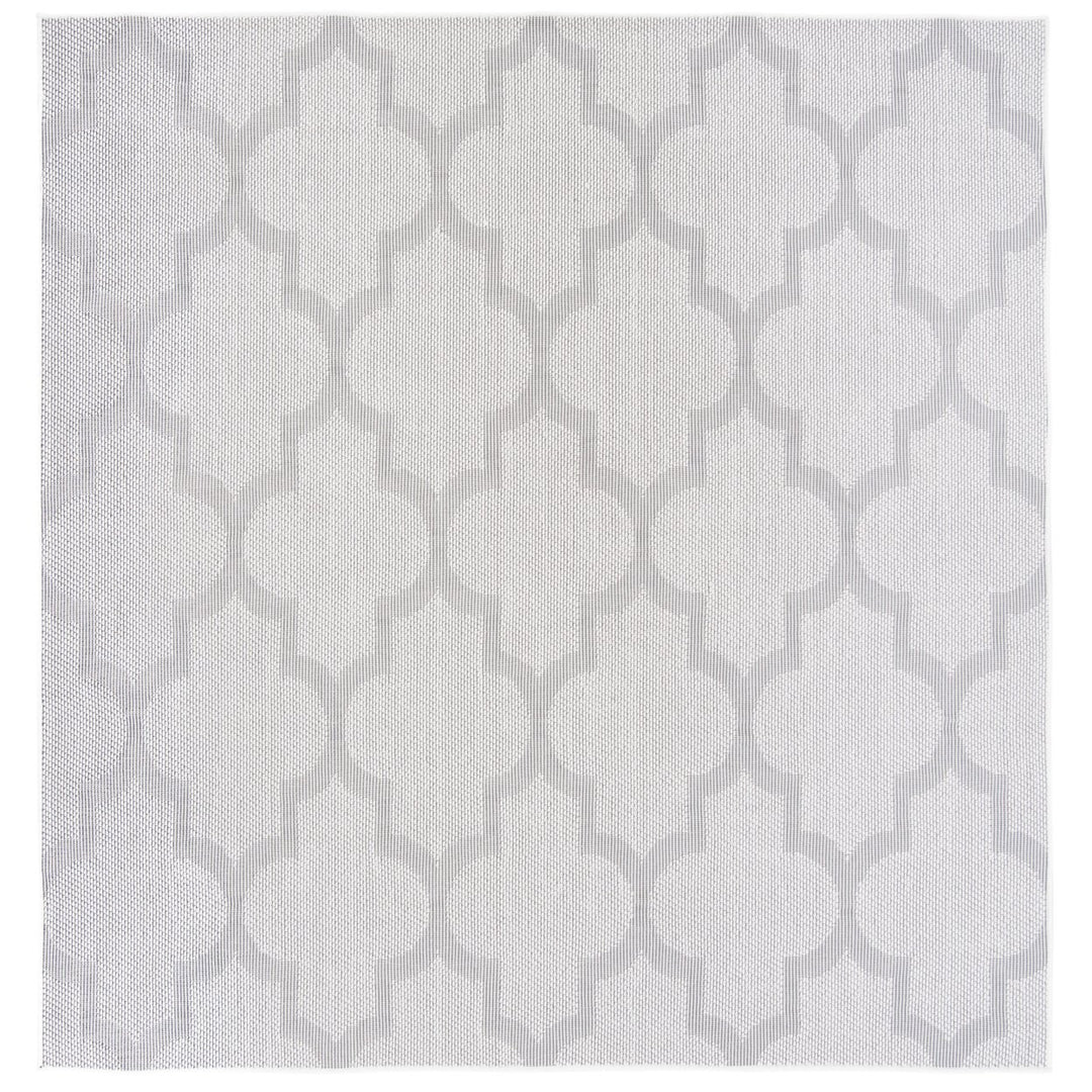 SAFAVIEH Indoor Outdoor BMU804A Bermuda Ivory / Light Grey Rug Image 1