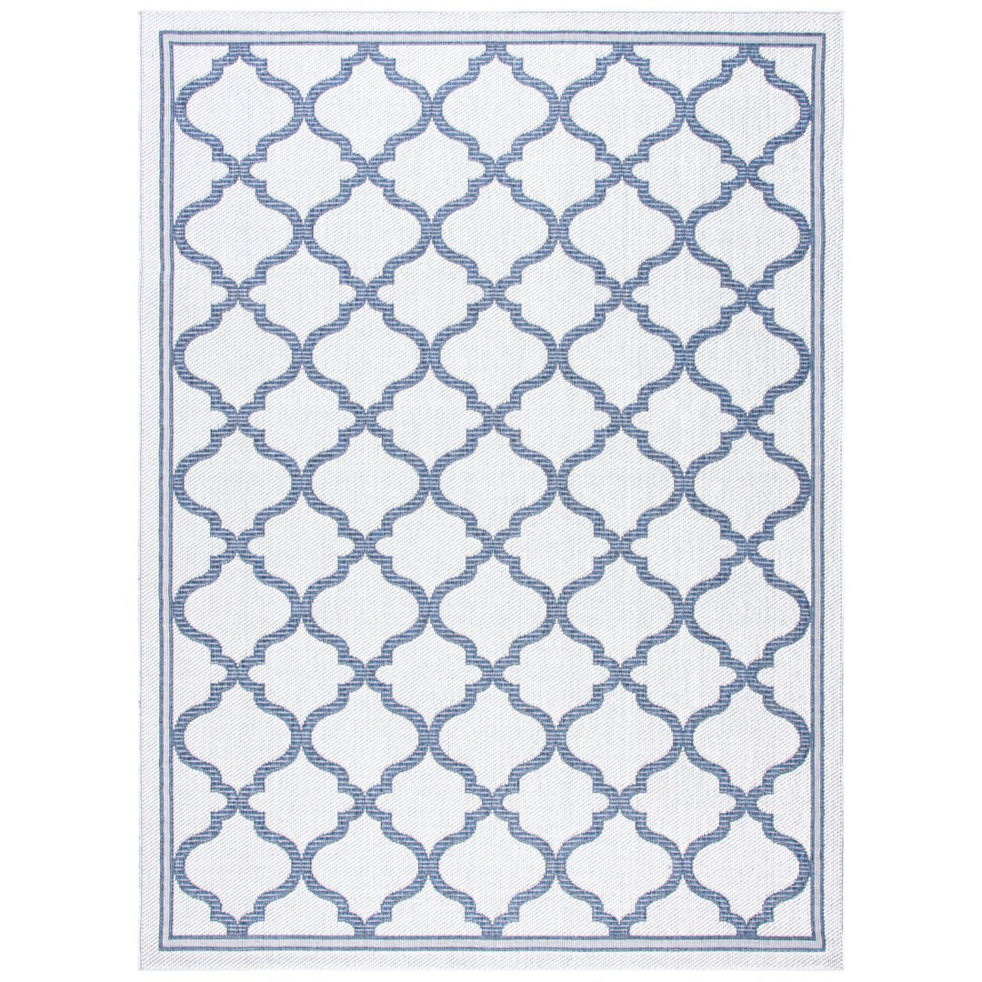 SAFAVIEH Indoor Outdoor BMU810A Bermuda Ivory / Charcoal Rug Image 1