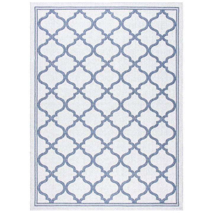 SAFAVIEH Indoor Outdoor BMU810A Bermuda Ivory / Charcoal Rug Image 1