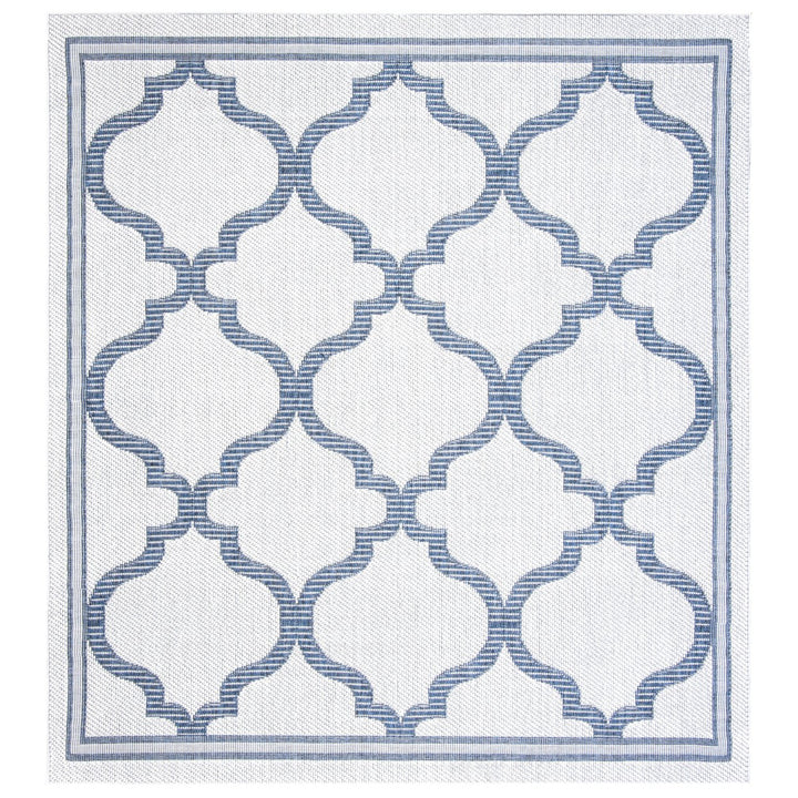 SAFAVIEH Indoor Outdoor BMU810A Bermuda Ivory / Charcoal Rug Image 1