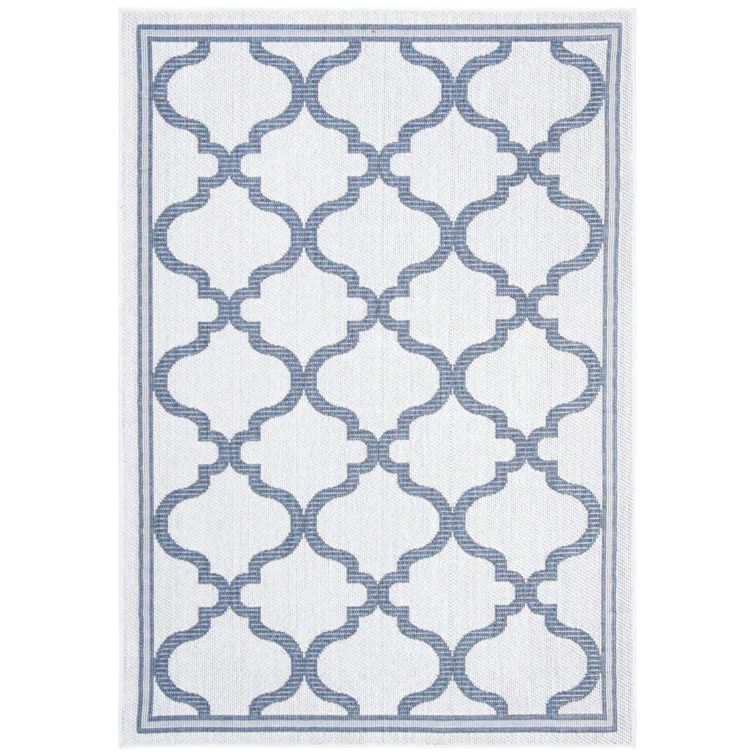 SAFAVIEH Indoor Outdoor BMU810A Bermuda Ivory / Charcoal Rug Image 10