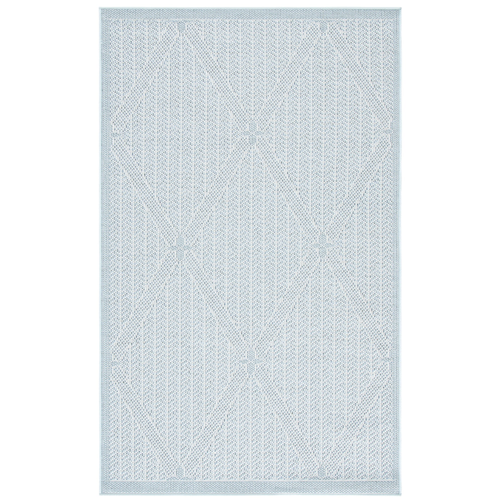 SAFAVIEH BMU811M Bermuda Light Blue / Ivory Image 2