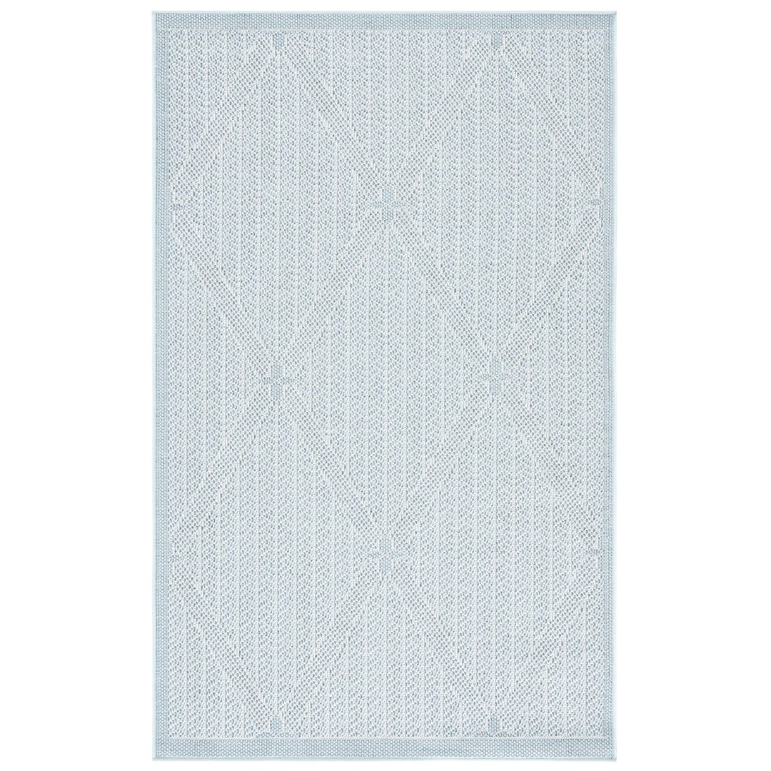 SAFAVIEH BMU811M Bermuda Light Blue / Ivory Image 1