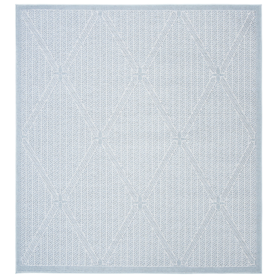 SAFAVIEH BMU811M Bermuda Light Blue / Ivory Image 4