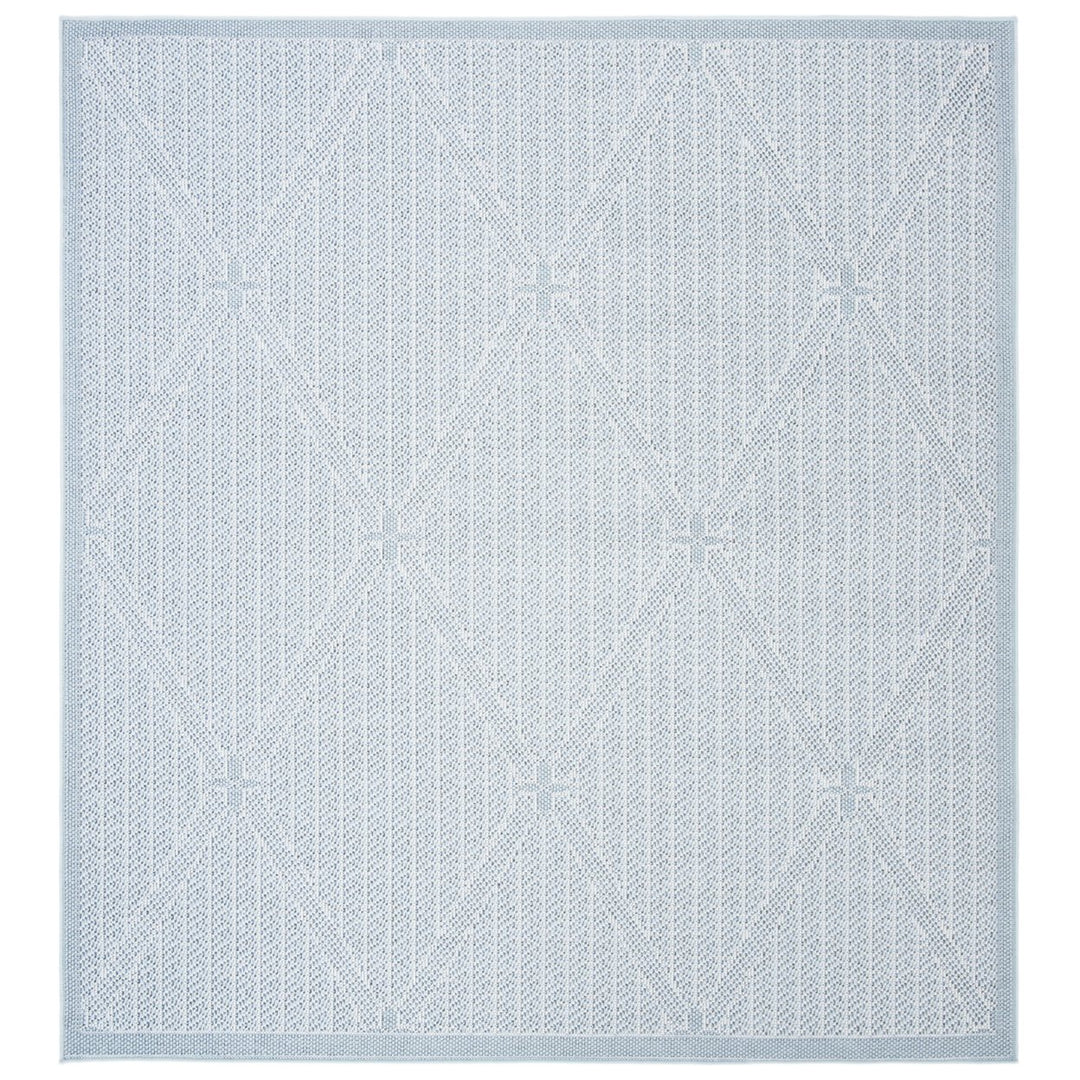 SAFAVIEH BMU811M Bermuda Light Blue / Ivory Image 1