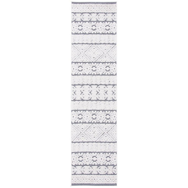 SAFAVIEH Outdoor CBN654A Cabana Collection Ivory / Grey Rug Image 1