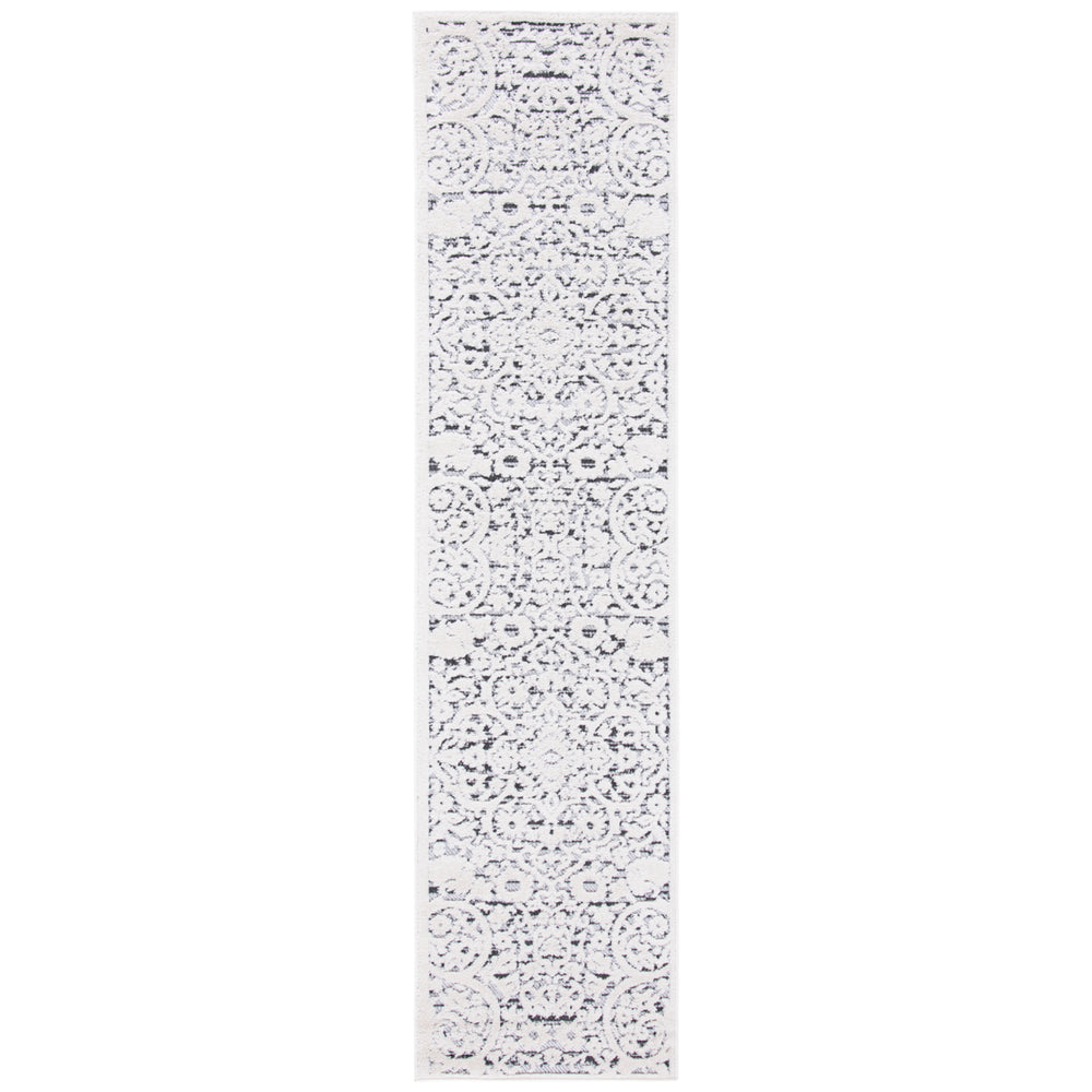 SAFAVIEH Outdoor CBN656A Cabana Collection Ivory / Grey Rug Image 2