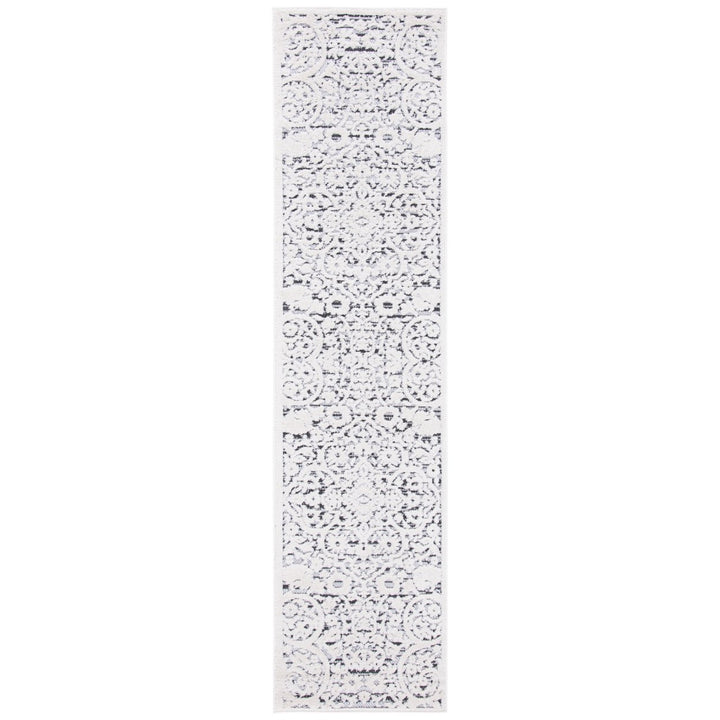 SAFAVIEH Outdoor CBN656A Cabana Collection Ivory / Grey Rug Image 1