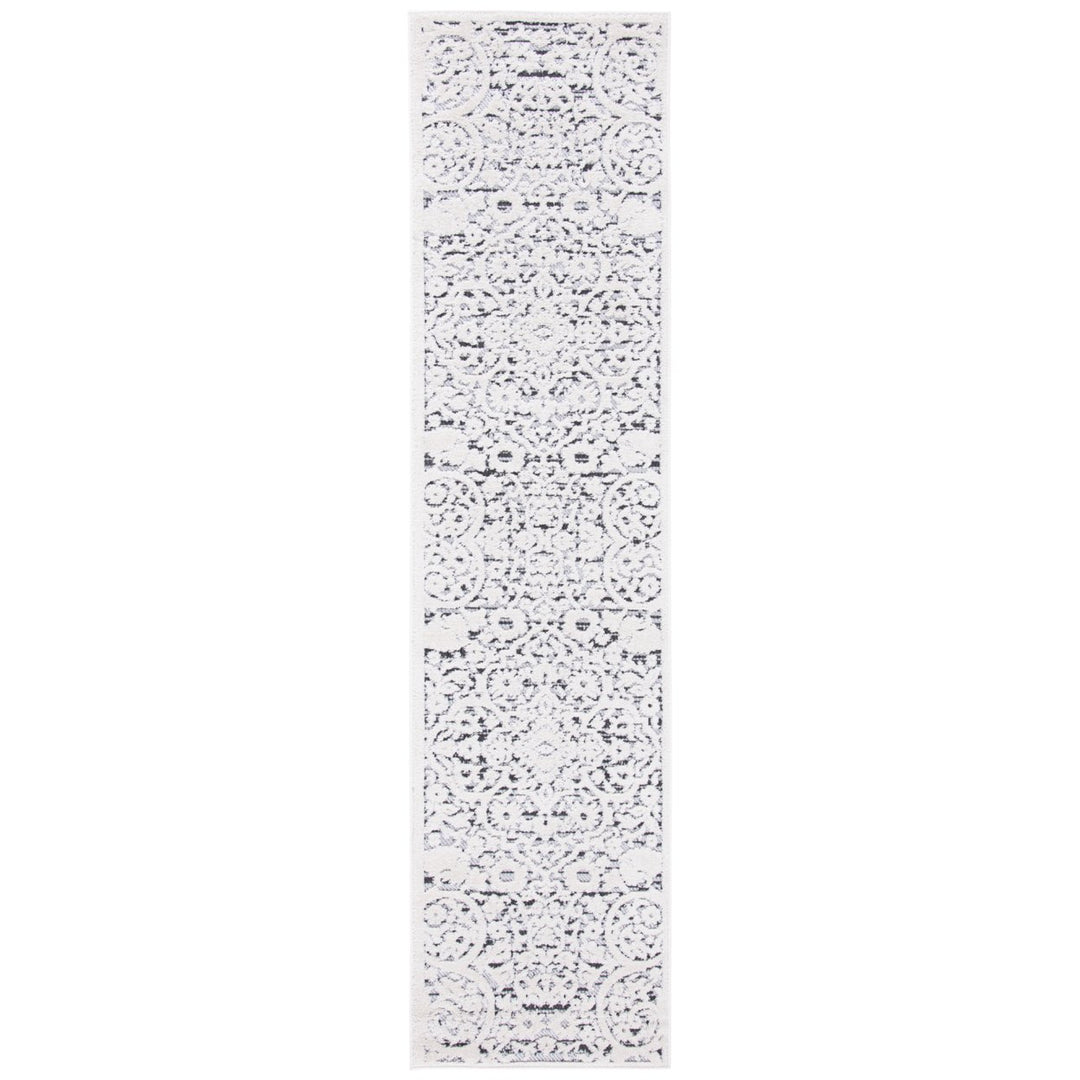 SAFAVIEH Outdoor CBN656A Cabana Collection Ivory / Grey Rug Image 1