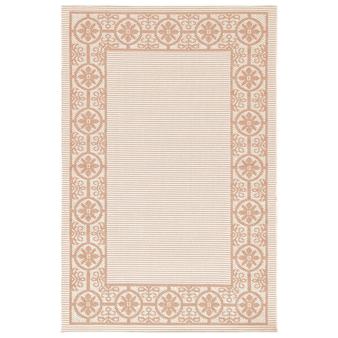 SAFAVIEH Outdoor BMU815C Bermuda Collection Ivory / Beige Rug Image 1