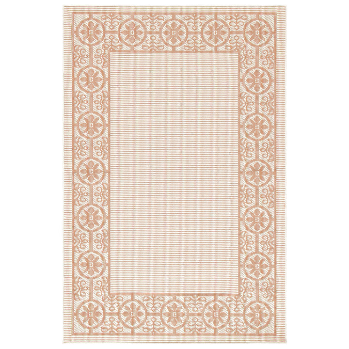 SAFAVIEH Outdoor BMU815C Bermuda Collection Ivory / Beige Rug Image 1