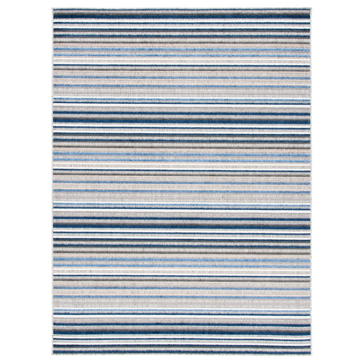 SAFAVIEH CBN323F Cabana Grey / Blue Image 1