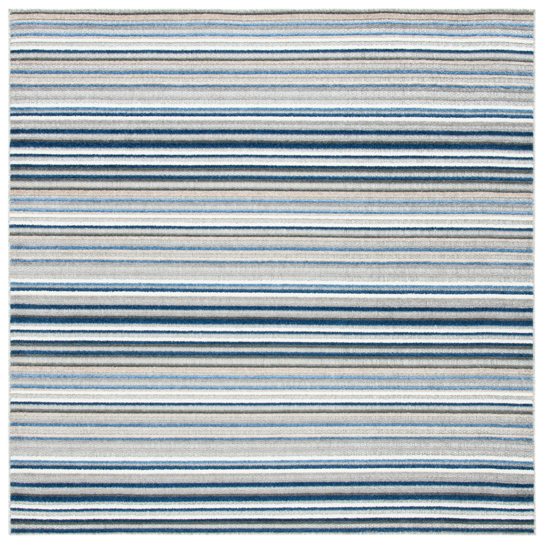 SAFAVIEH CBN323F Cabana Grey / Blue Image 1