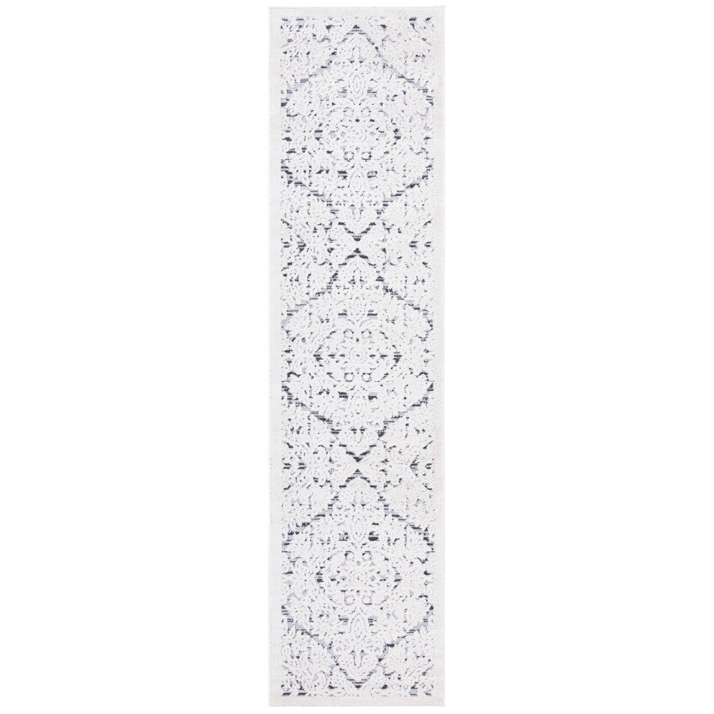 SAFAVIEH Outdoor CBN660A Cabana Collection Ivory / Grey Rug Image 2