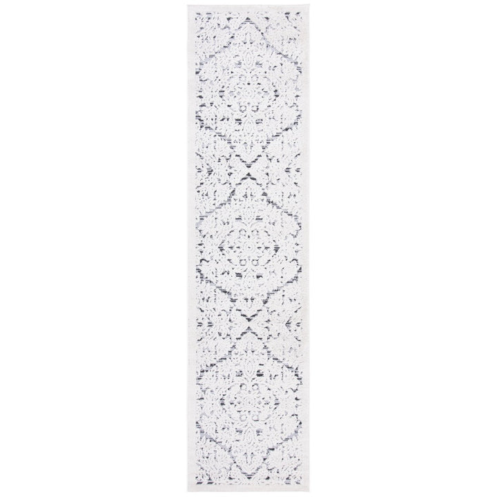 SAFAVIEH Outdoor CBN660A Cabana Collection Ivory / Grey Rug Image 1