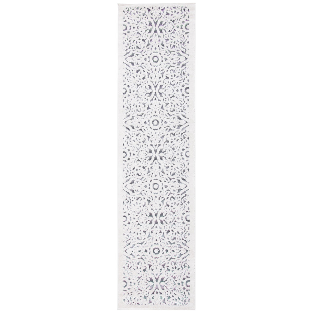 SAFAVIEH Outdoor CBN662A Cabana Collection Ivory / Grey Rug Image 2