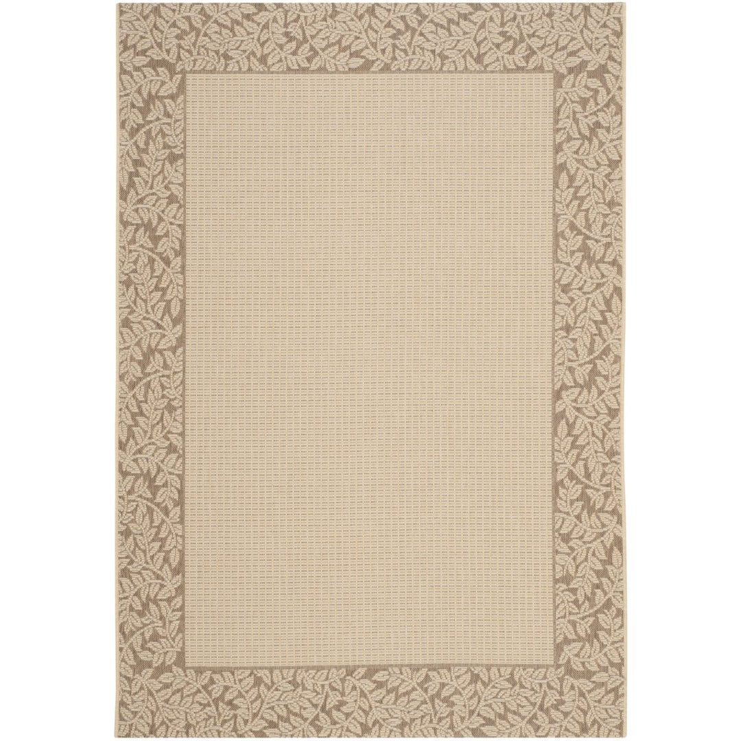 SAFAVIEH Outdoor CY0727-3001 Courtyard Natural / Brown Rug Image 6