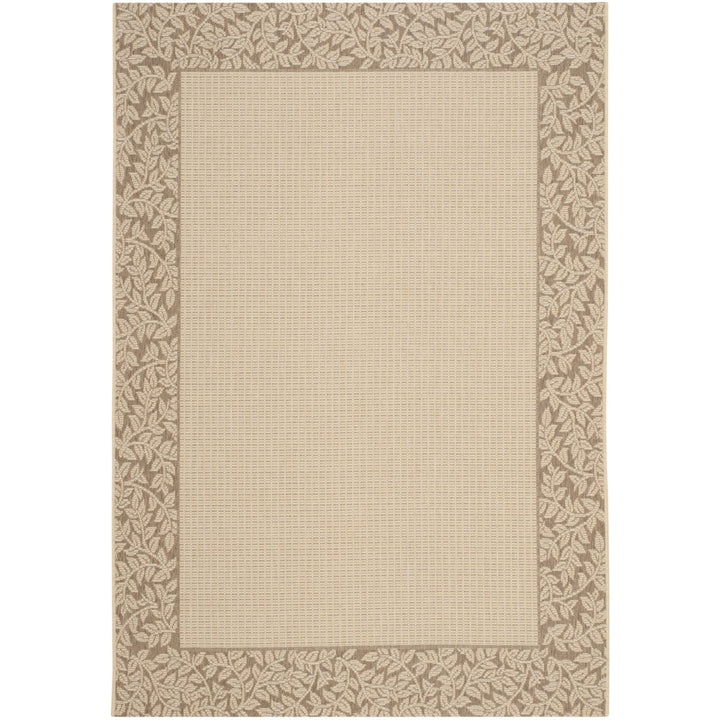 SAFAVIEH Outdoor CY0727-3001 Courtyard Natural / Brown Rug Image 6