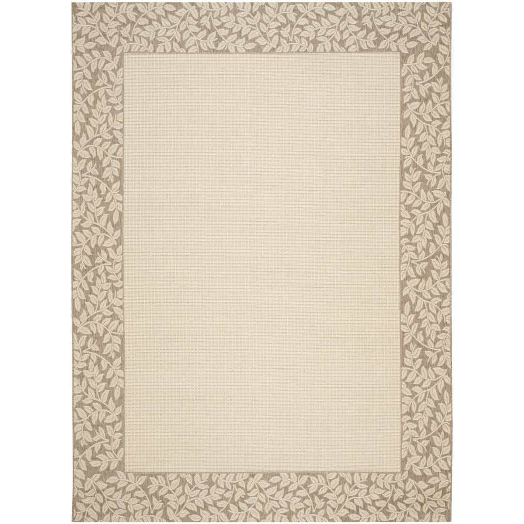 SAFAVIEH Outdoor CY0727-3001 Courtyard Natural / Brown Rug Image 9