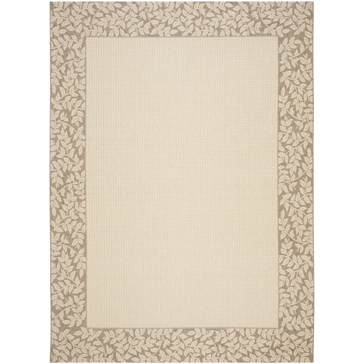 SAFAVIEH Outdoor CY0727-3001 Courtyard Natural / Brown Rug Image 1