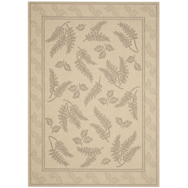SAFAVIEH Outdoor CY0772-3001 Courtyard Natural / Brown Rug Image 10