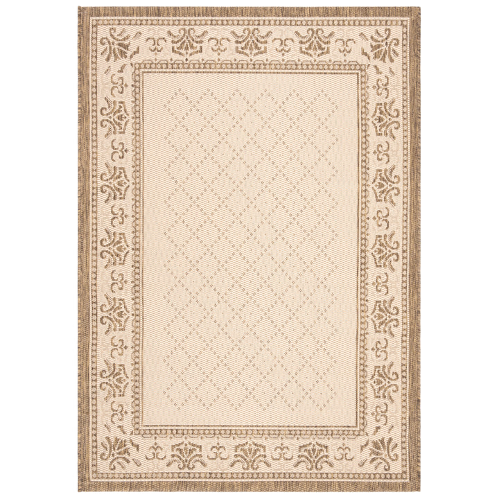 SAFAVIEH Outdoor CY0901-3001 Courtyard Natural / Brown Rug Image 4