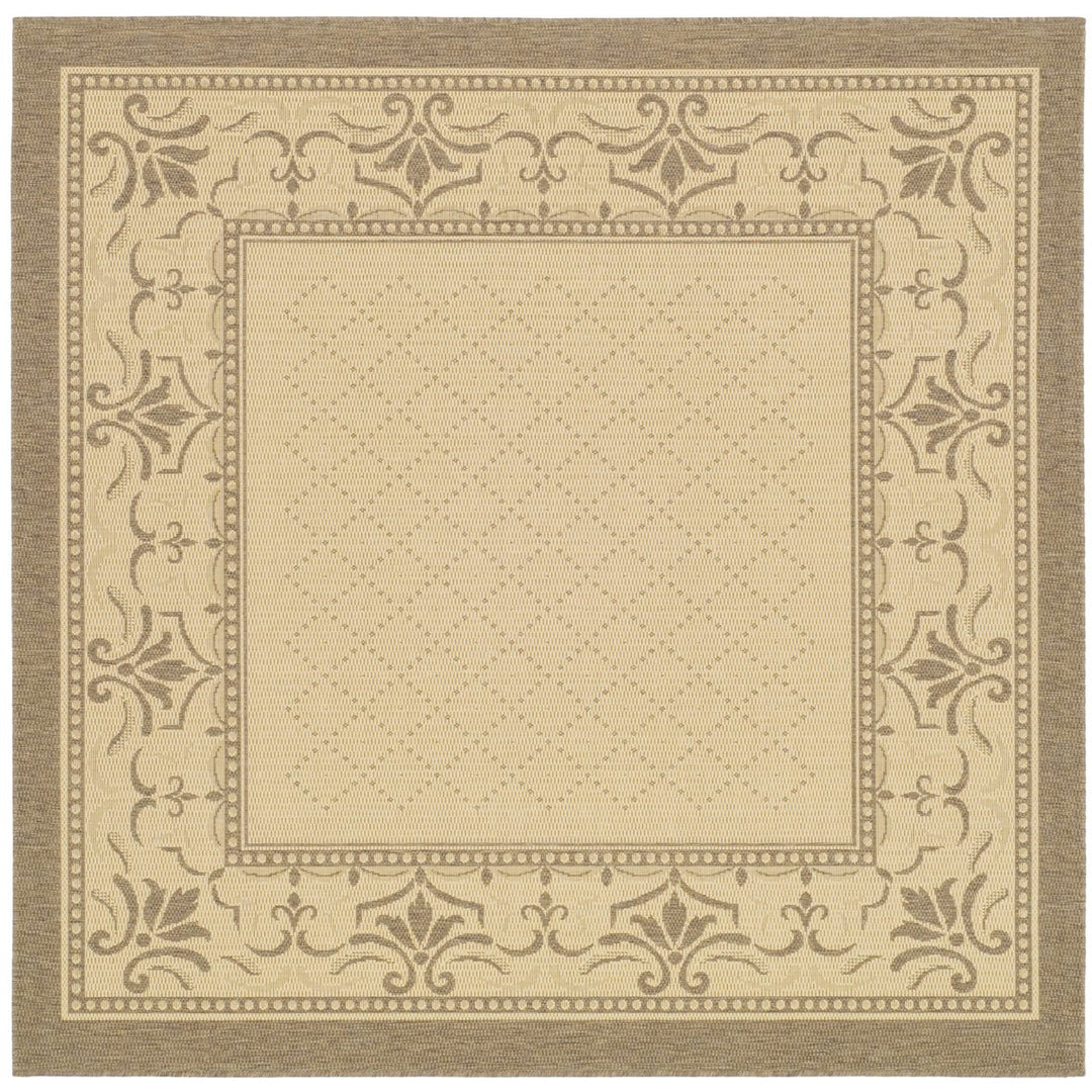 SAFAVIEH Outdoor CY0901-3001 Courtyard Natural / Brown Rug Image 8