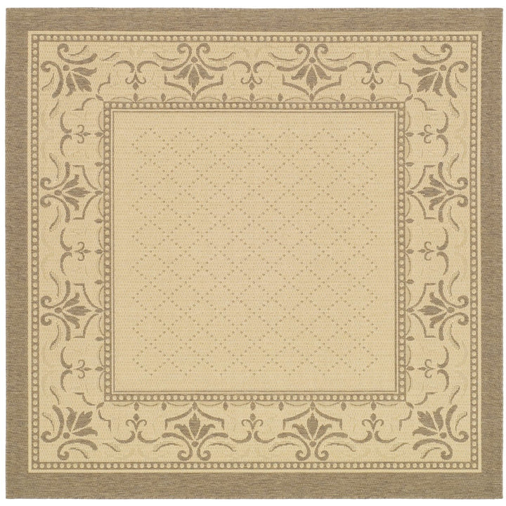 SAFAVIEH Outdoor CY0901-3001 Courtyard Natural / Brown Rug Image 8