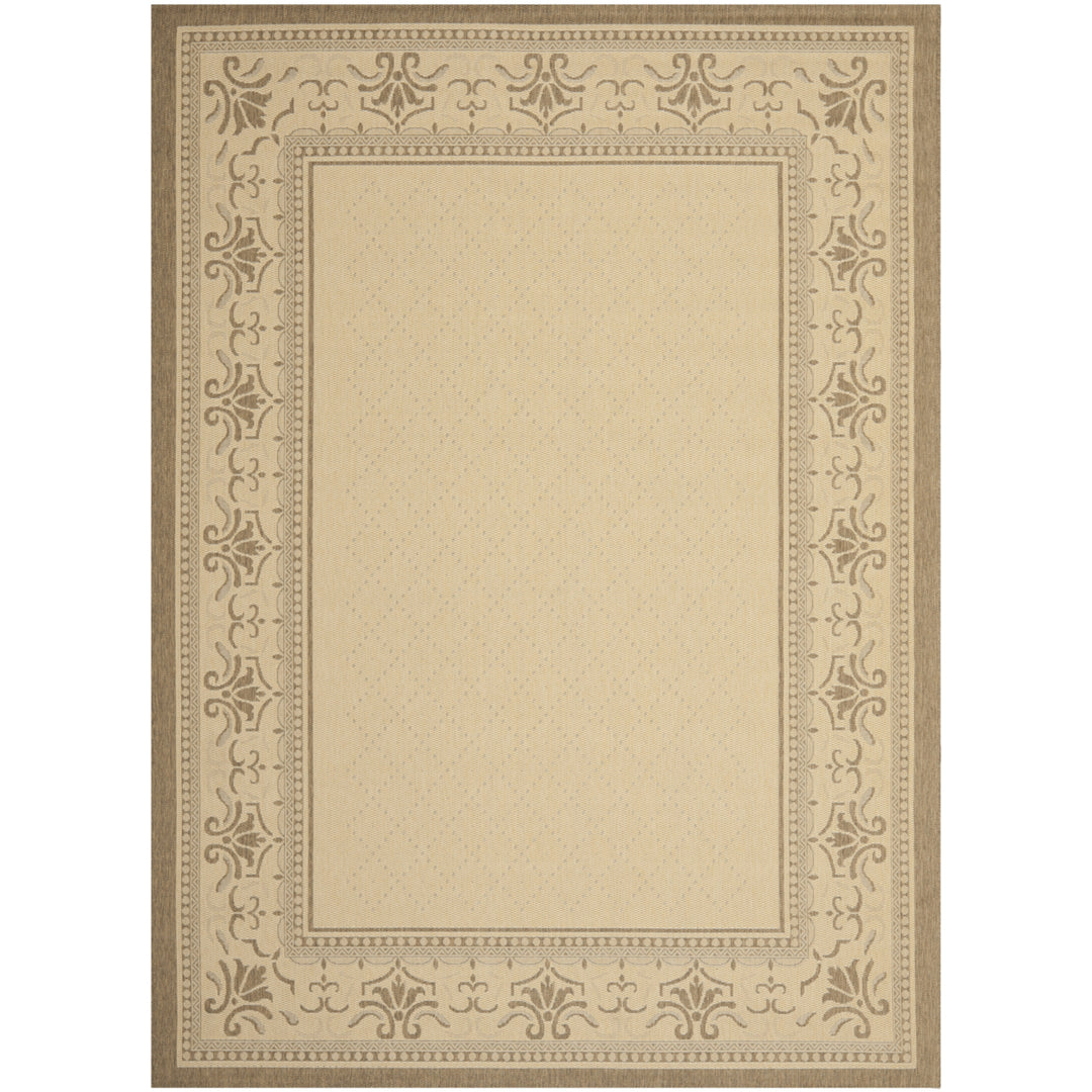 SAFAVIEH Outdoor CY0901-3001 Courtyard Natural / Brown Rug Image 9