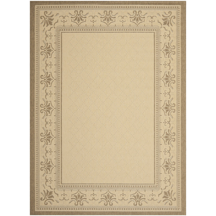 SAFAVIEH Outdoor CY0901-3001 Courtyard Natural / Brown Rug Image 9
