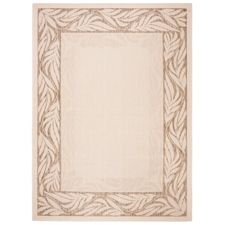 SAFAVIEH Outdoor CY1551-3001 Courtyard Natural / Brown Rug Image 4