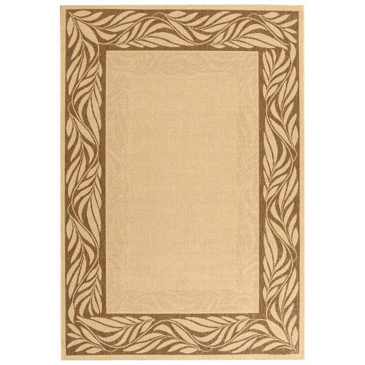 SAFAVIEH Outdoor CY1551-3001 Courtyard Natural / Brown Rug Image 5