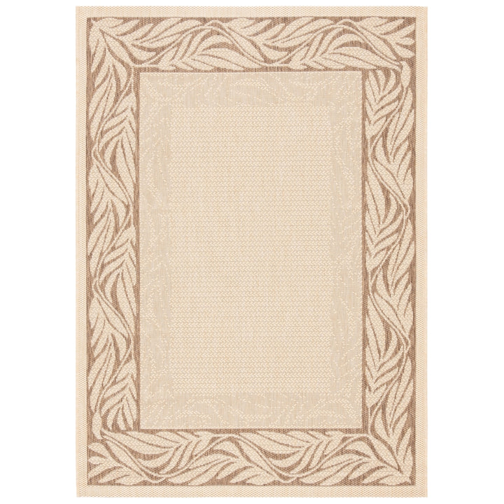 SAFAVIEH Outdoor CY1551-3001 Courtyard Natural / Brown Rug Image 11