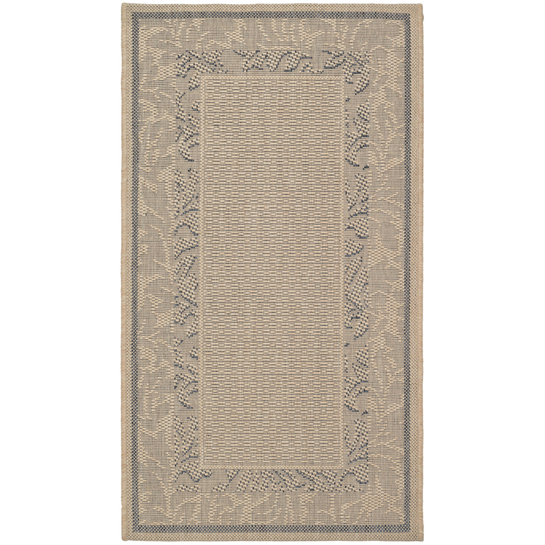 SAFAVIEH Outdoor CY1704-3001 Courtyard Natural / Brown Rug Image 2