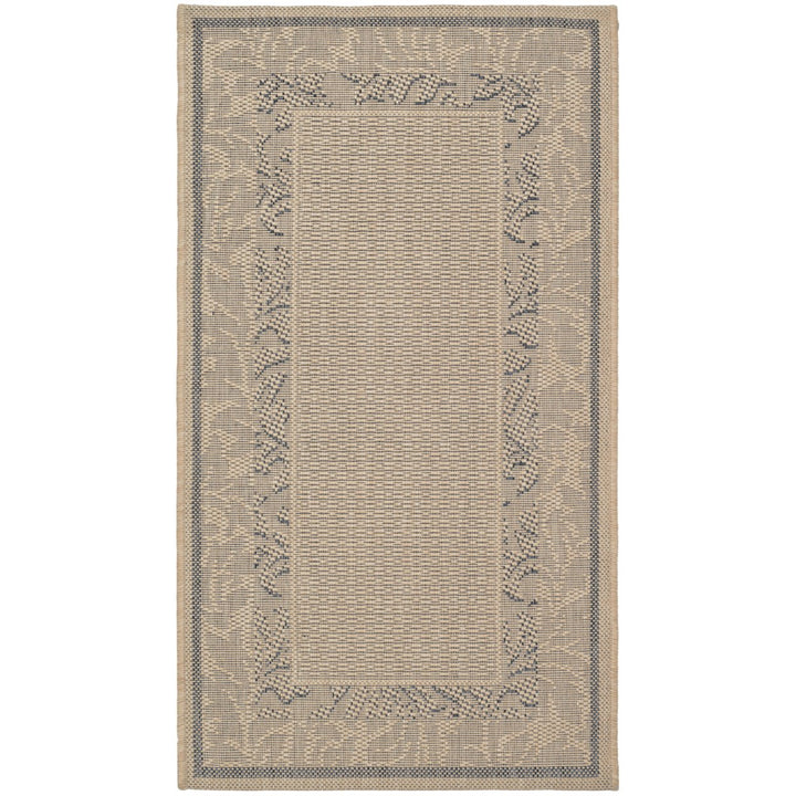 SAFAVIEH Outdoor CY1704-3001 Courtyard Natural / Brown Rug Image 1