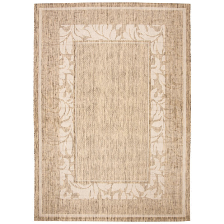 SAFAVIEH Outdoor CY1704-3009 Courtyard Brown / Natural Rug Image 9