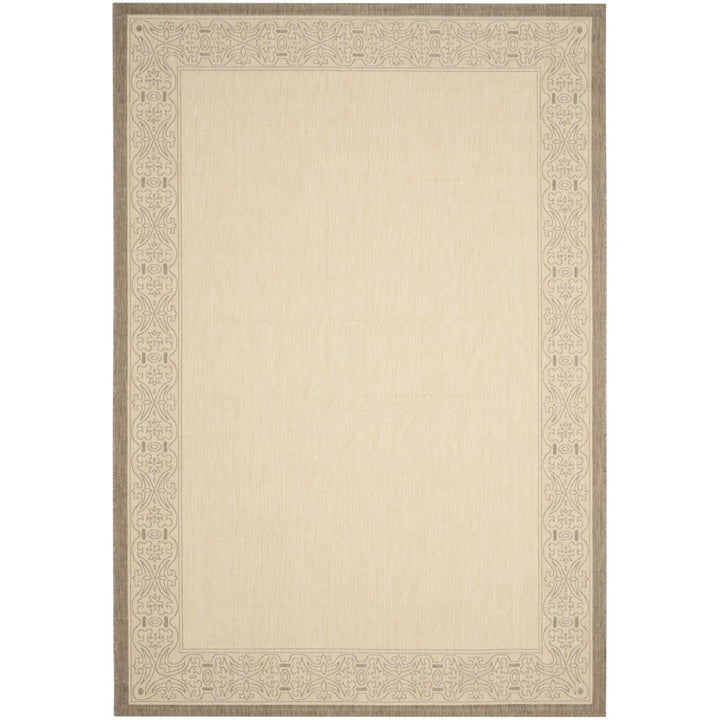 SAFAVIEH Outdoor CY2099-3001 Courtyard Natural / Brown Rug Image 7
