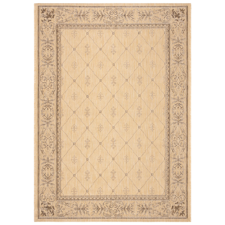 SAFAVIEH Outdoor CY2326-3001 Courtyard Natural / Brown Rug Image 8