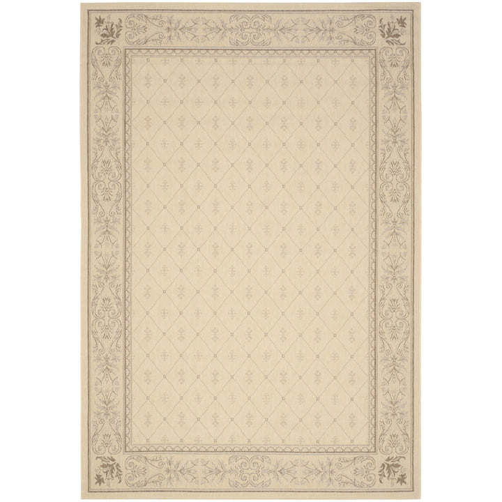 SAFAVIEH Outdoor CY2326-3001 Courtyard Natural / Brown Rug Image 10