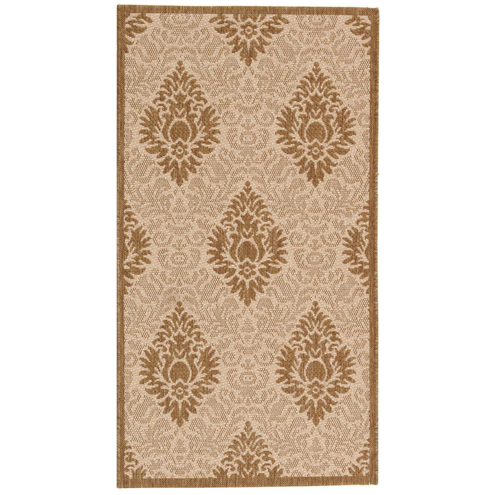 SAFAVIEH Outdoor CY2714-3001 Courtyard Natural / Brown Rug Image 10